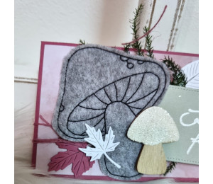 ADVENTSKALENDER 15. Dezember - Stickserie Pilzwald Doodle Appli